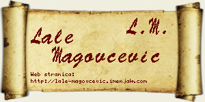 Lale Magovčević vizit kartica
